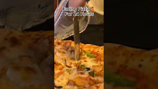 Eating pizza for 24 hours food foodiechallenge foodchallenge foodie [upl. by Daune719]