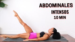 10 MIN DE ABDOMINALES INTENSOS  Rutina Para Tonificar y Aplanar el Abdomen [upl. by Kenti178]