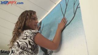 How to Install a Wall Mural [upl. by Nylesoy]