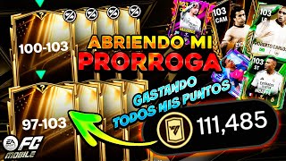 PRORROGA 😱 GASTANDO TODOS MIS PUNTOS Y ESTO ME SALIO FC25 MOBILE [upl. by Angelique]