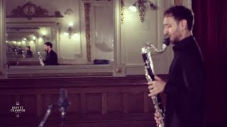 Bach Cello Suite 3 on Bass Clarinet  Sarabande [upl. by Heidt]