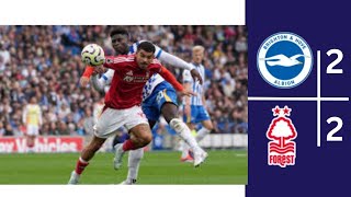 BRIGHTON VS NOTTINGHAM FOREST 2 2 HIGHLIGHT PREMIER LEAGUE 20242025 [upl. by Clauddetta417]