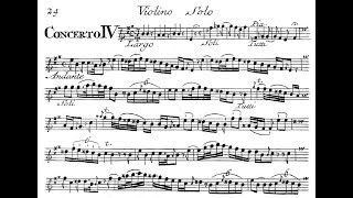 Locatelli Pietro A Violin Concerto LArte del violino Op3 no4 [upl. by Pergrim4]