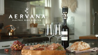 How To Use Your Aervana Electric Wine Aerator [upl. by Waldos]