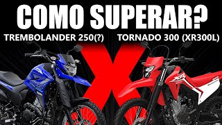 Nova Yamaha Lander irá superar a Honda Tornado 300 XL300 L [upl. by Aitnahc]