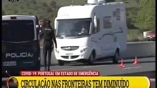 Na TVI 24 l Controlo de fronteiras  Direto de Castro Marim l 23 março 2020 [upl. by Ferretti]