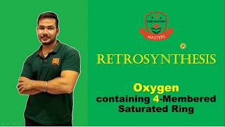 Ring synthesis of Oxygen containing 4membered saturated cyclic ring  Retrosynthesis In Hindi [upl. by Onilegna]