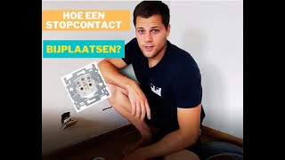 Hoe een stopcontact bijplaatsen [upl. by Aerdno]