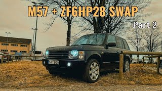 Range Rover L322 M57n2 swap and 6speed conversion Pt2 [upl. by Asilanna]