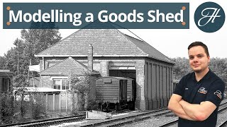 How to model a steam era goods shed in OO gauge [upl. by Nalaf]