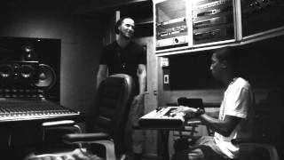 Mike Posner In Studio With Pharrell Williams [upl. by Ocirred]