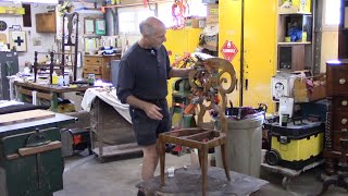 Restoring a Biedermeier Chair  Thomas Johnson Antique Furniture Restoration [upl. by Imojean]