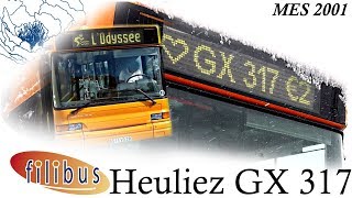 Prise de service Heuliez GX317 €2 [upl. by Soulier]