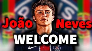 JOÃO NEVES ● Welcome to PSG ⚪ Best Skills Goals amp Passes [upl. by Nnaillij]