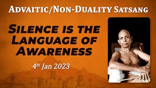 513 Bhagavan Ramana Satsang  Silence is the language of Awareness [upl. by Acimehs]