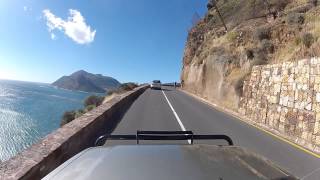 Driving around Cape Town  Chapmans Peak [upl. by Dorsy401]