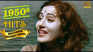 1950s Super Hit Suhaane Bollywood Songs  Top Vintage Video Songs [upl. by Bettzel932]