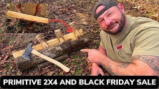 Corporals Corner MidWeek Video 27 Making Primitive Lumber From The Landscape [upl. by Ymer]