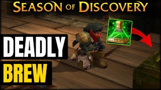 Deadly Brew Rune in Season of Discovery Classic WoW [upl. by Dorkas501]