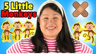 5 Little Monkeys Jumping on the Bed  Fun Kids Song amp Nursery Rhyme [upl. by Beatrice]