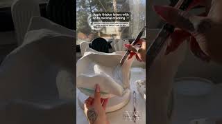 Minimalistic 3D Art Tutorial  My New Mixture  DIY Craft  Nicolina Savmarker shorts plasterart [upl. by Inalaeham]