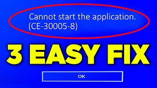 💿 FIX PS4 ERROR CE300058  CANNOT START APPLICATION [upl. by Dlonra987]