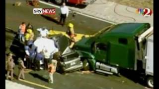 Florida PileUp Crash Kills At Least 10 [upl. by Eiffe]