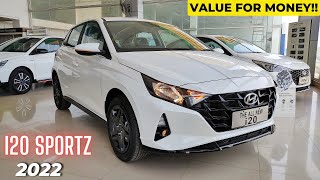 Hyundai i20 Sportz 2022🔥  Walkaround review with onroad price  Value for money varient [upl. by Dylane]