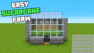 How To Make Sugarcane Farm In 2 Minutes 🔥  Tutorial  Minecraft Video [upl. by Mason]