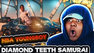 YoungBoy Never Broke Again  Diamond Teeth Samurai Official VideoREACTION [upl. by Os]