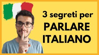 3 Consigli Per Iniziare a PARLARE in Lingua italiana Sub ITA [upl. by Nollahs]