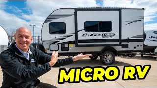 Very Small Light Weight RV  2022 Jayco Jay Feather Micro 166FBS [upl. by Bev]