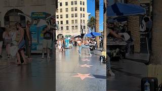 When we gave a fullout dance performance on Hollywood Blvd gasolina daddyyankee [upl. by Yenaiv]