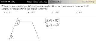 Zadanie 10  Matura próbna 05032013 Echo Dnia [upl. by Ailecra]