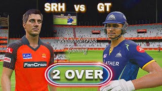 Sunrise Hyderabad vs Gujarat Titans 2 Over Match Ipl 2024 Cricket24 Gameplay On PlayStation [upl. by Debi]