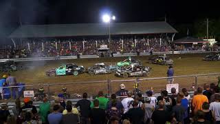 Demolition Derby V6 Platte County Fair 2018 Day 1 [upl. by Yadnus]