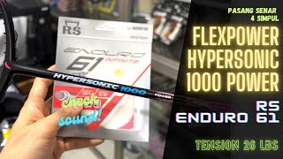 FLEXPOWER Hypersonic 1000 Power amp RS Enduro 61 red M26 C26 [upl. by Mloc]