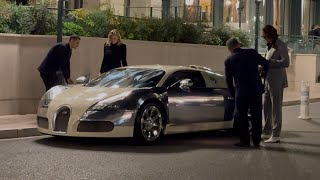 Adrian Sutil Arrives in Style at Monte Carlo’s Paris Hotel with Stunning Bugatti VeyronMonaco Live [upl. by Modern]