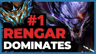 TOP 1 RENGAR carries a CHALLENGER NattyNatt Gameplay Highlights [upl. by Ttoille]