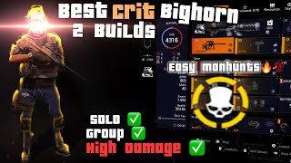 THE DIVISION 2 I BEST CRIT BIGHORN BUILDS I Builds at the end I HEADSHOT AND CRITS I TU20 [upl. by Arick]