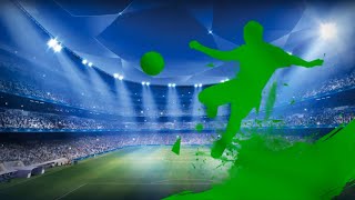 Soccer  Futebol  Green Screen  Chroma Key [upl. by Laraine]