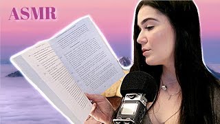 ASMR LEITURA INAUDÍVEL  INAUDIBLE WHISPERING  Naiane [upl. by Nosyt]