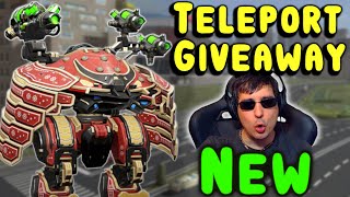 TELEPORT GIVEAWAY  200X New REVENANT War Robots  Gameplay WR [upl. by Monjo]