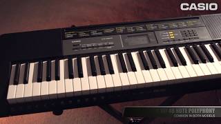 Casio CTK 2500  2550 3500 Features in detail [upl. by Ecnerol]