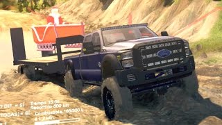 Spintires  Ford F450 Super Duty  Ayudando a Santa [upl. by Trish]