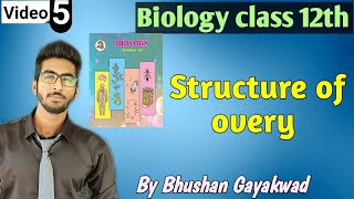 structure of ovary class 12th  female reproductive system  part 5 human reproduction [upl. by Yasmeen]