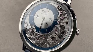 Piaget Altiplano UltraThin SelfWinding Watch  Piaget Altiplano 2010 [upl. by Elokyn791]