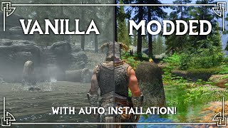 Remastering Skyrim with Mods with AUTOINSTALL [upl. by Venuti7]