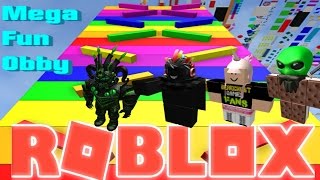 The FGN Crew Plays ROBLOX  MEGA Fun Obby PC [upl. by Clauddetta31]