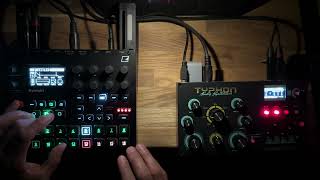 Elektron Syntakt amp Dreadbox Typhon hard techno live [upl. by Razid2]